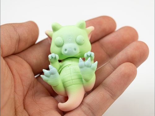 Articulated Mini Dragon Keychain